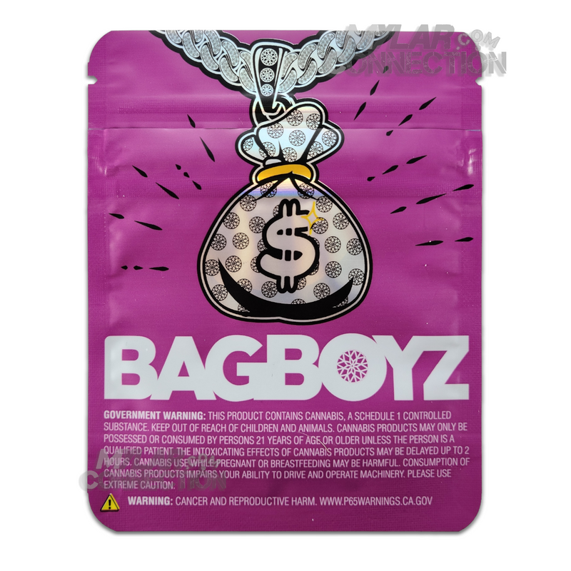 Bag Boyz Acai Berry Empty 3.5g Dry Herb Flower Mylar Bag Packaging