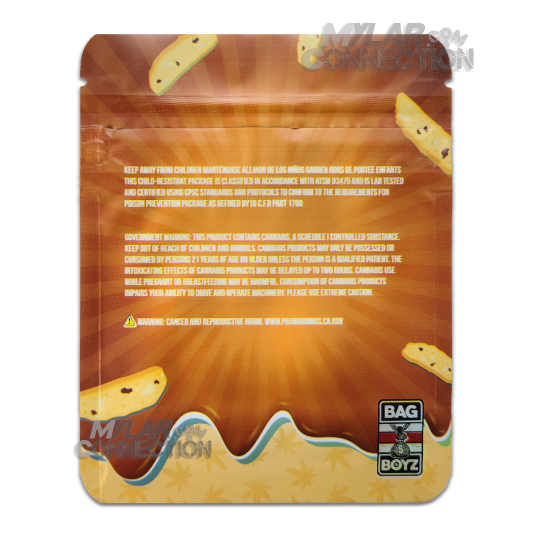 Bag Boyz Biscotti Empty 3.5g Dry Herb Flower Mylar Bag Packaging