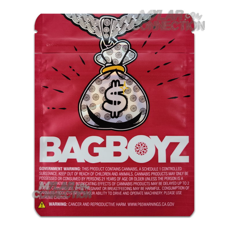 Bag Boyz Cake Mix Empty 3.5g Dry Herb Flower Mylar Bag Packaging