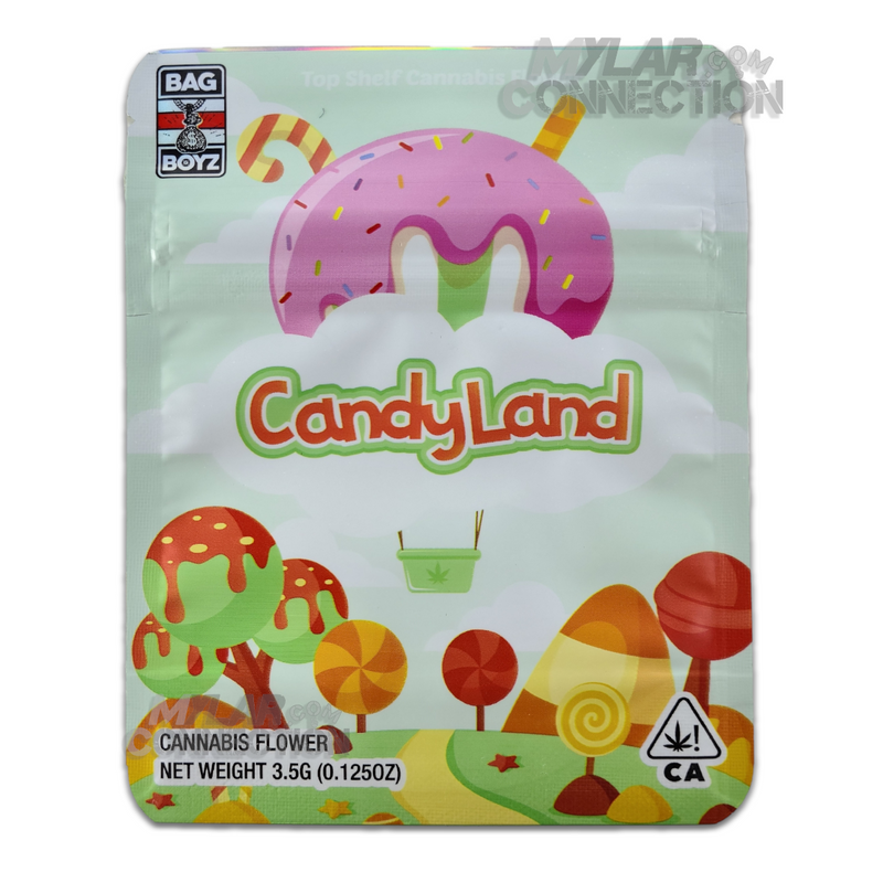 Bag Boyz Candyland Empty 3.5g Dry Herb Flower Mylar Bag Packaging