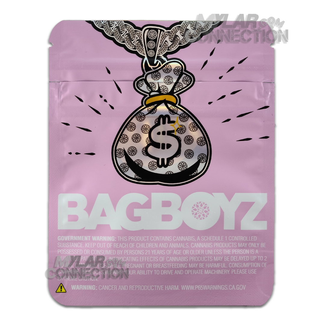 Bag Boyz Ice Cream Cake Empty 3.5g Dry Herb Flower Mylar Bag Packaging