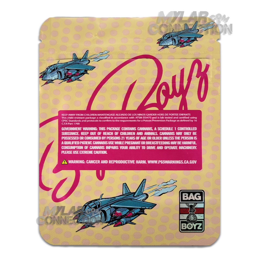 Bag Boyz Jet Fuel OG Empty 3.5g Dry Herb Flower Mylar Bag Packaging