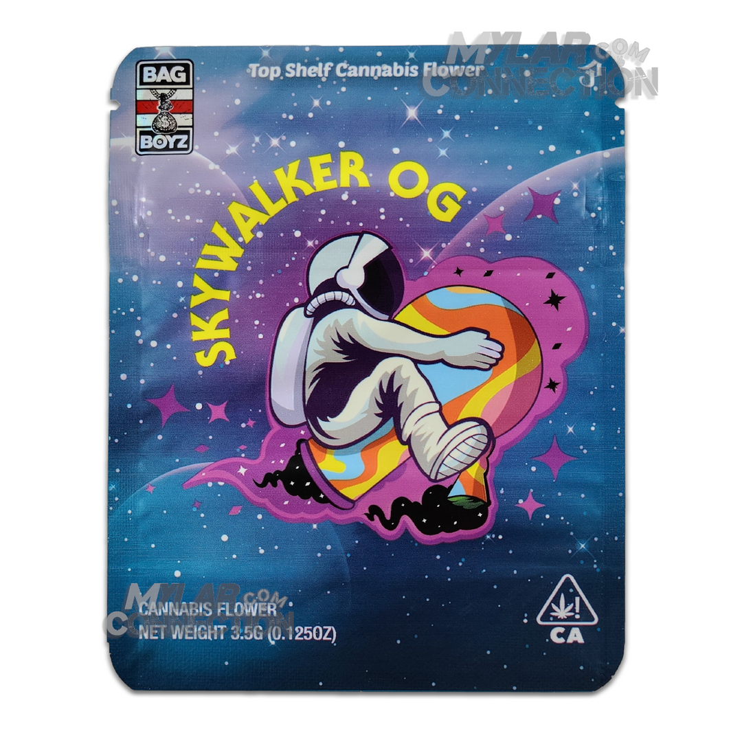 Bag Boyz Skywalker OG Empty 3.5g Dry Herb Flower Mylar Bag Packaging
