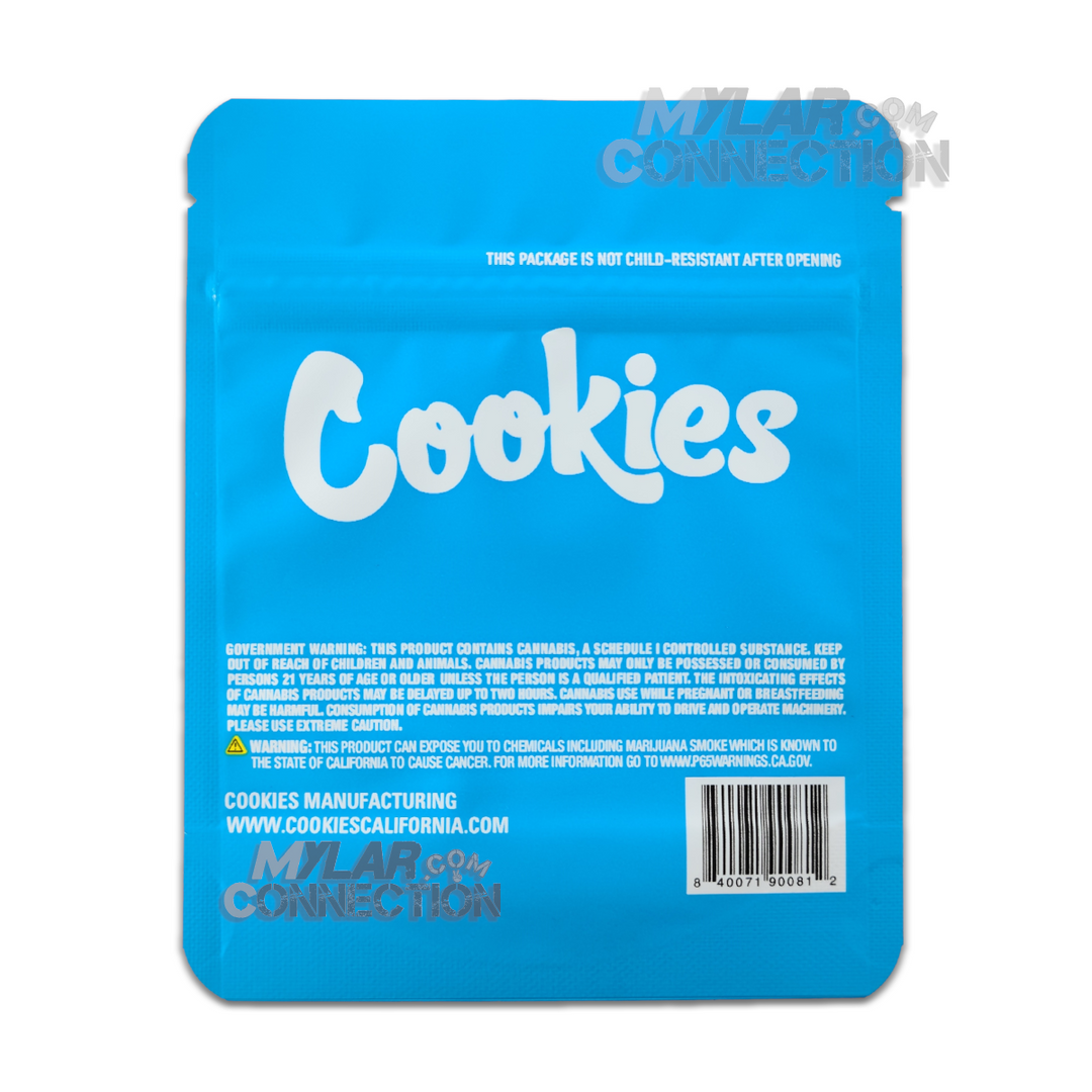 Cookies London Chello 3.5g Empty Flower Dry Herb Mylar Bag Smell Proof Packaging