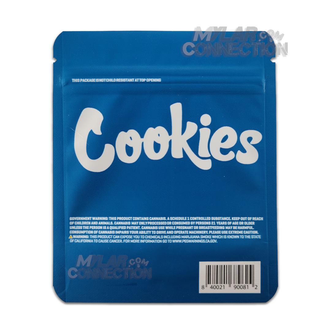 Cookies Collins Ave  3.5g Empty Flower Dry Herb Mylar Bag Smell Proof Packaging