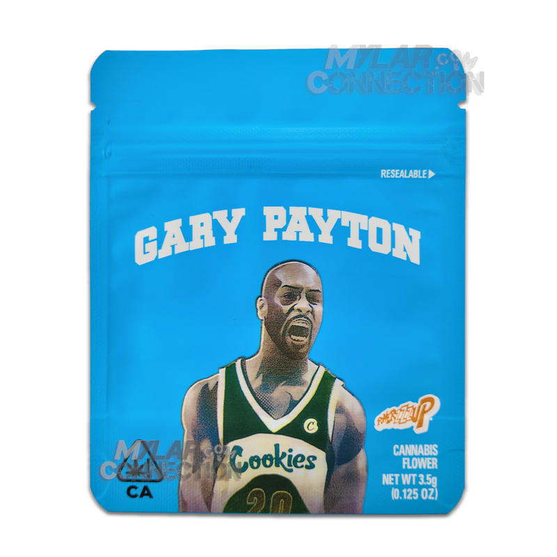 Cookies Gary Payton 3.5g Empty Flower Dry Herb Mylar Bag Smell Proof Packaging